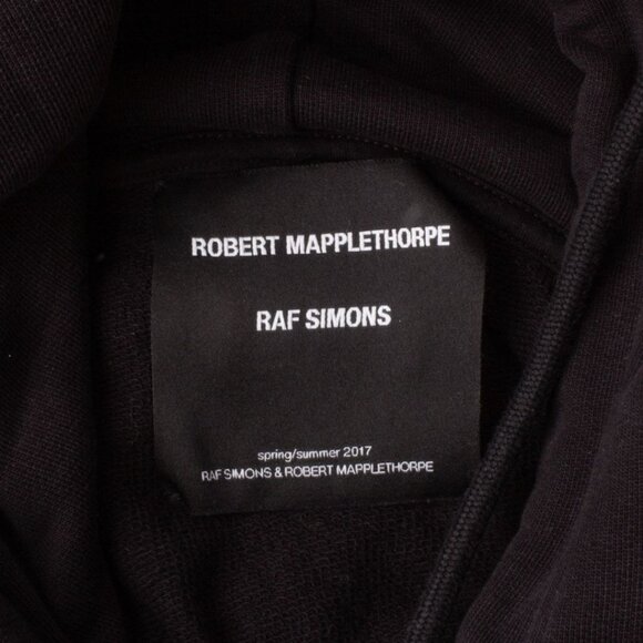 RAF SIMONS x ROBERT MAPPLETHORPE S/S 2017 Archival Black American Flag Hoodie - Picture 6 of 8